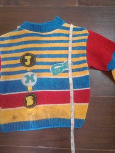 Colorful Striped Knit Sweater