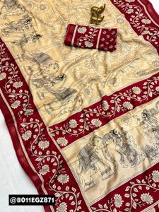 Beautiful Mul Cotton Saree