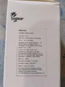 Mixsoon Centella Asiatica Toner