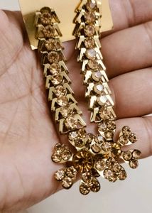 Brand new copper gold earrings