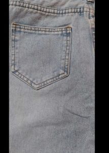 Embroidery Straight Leg Jeans