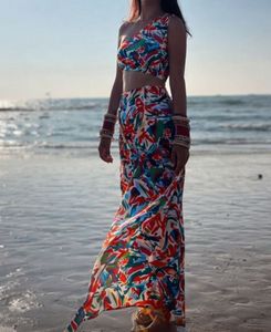 Floral Two-Piece Outfit