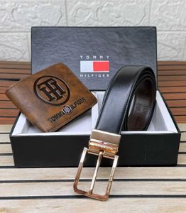 Tommy Hilfiger Belt and Wallet Set