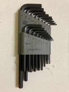 amazon basics 36-Piece Allen Wrench/Hex Key Set -