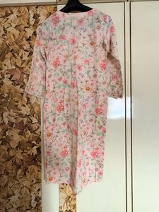 Floral Print Cotton Kurta