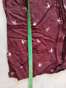 Deep red color kurta women size XL