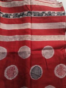 Red Polka Pure silk saree