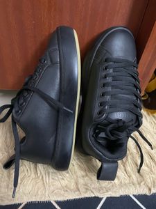 Black Platform Sneakers