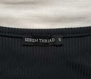 Black Ruched Crop Top