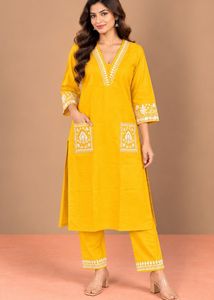 Floral Print Kurta Set