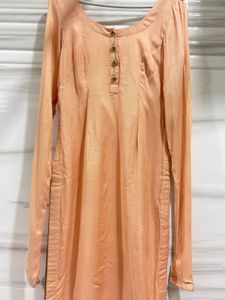 Elegant Peach Kurta