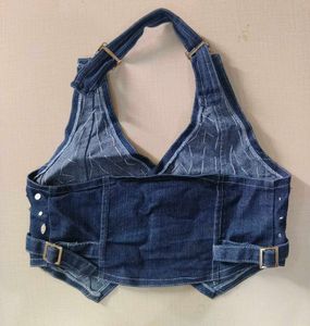 Y2K Embellished Denim 2-Piece Co-ord Set