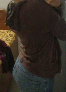 Cozy Brown Zip-Up Cardigan