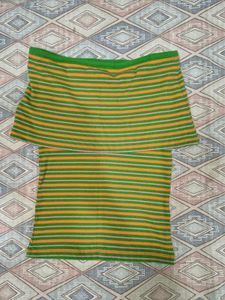 Stylish Striped Off-Shoulder Top