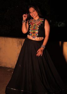 Embroidered Mirror Work Blouse