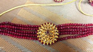 Necklace With Ear Tops- Chocker Type Jewellery Set