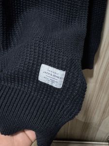 Jack &amp; Jones Black Shawl Collar Knit Cardigan