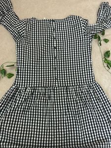 Chequered Skater Dress