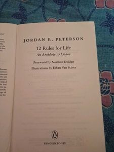 Jordan B. Peterson 12 Rules For Life Book