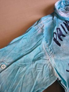 Tie n Dye Graphic Print Men's Shirt