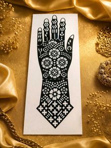 Henna Tattoo Stencils - Pack of 5