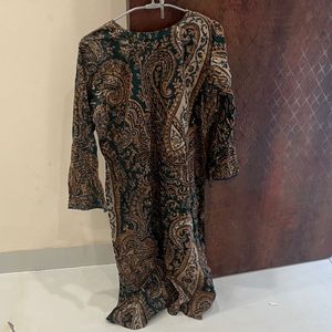 Boho Paisley Print Kurta