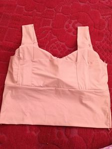 price droppp.. Peach Crop Top