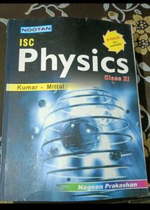 ISC Physics Class XI Textbook
