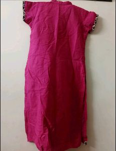 Pink Cotton Kurti – Comfortable &amp; Elegant
