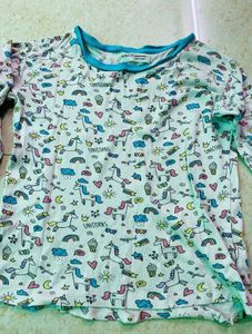 USA Branded Unicorn Women Night Suit