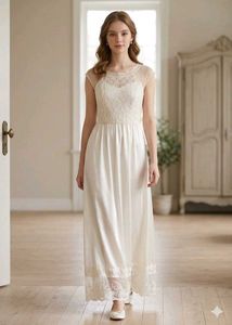 UK brand full length satin gown