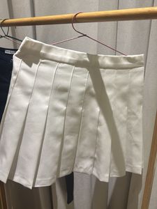 White Pleated Tennis Skirt