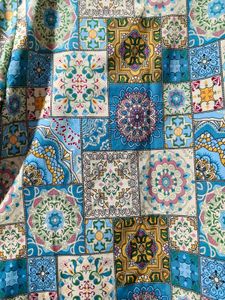 Bohemian Print Long Sleeve Top