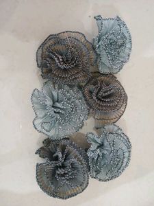 Floral Appliques - Craft Embellishments set of 20