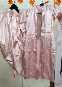 Elegant Shimmering Top , Jacket &amp; dhotiSet