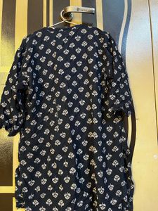 Blue Printed Kurta