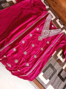 Pink Embroidered Salwar Kameez Suit