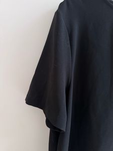 Zara - Elegant Black Pleated Hem Top