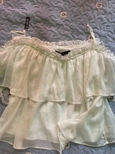 Flowy Ruffled Off-Shoulder Top
