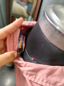 Sleeveless Pink Button-Up shirt