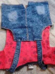 Denim Overalls &amp; Bodysuit Set