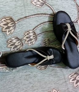 Black Rhinestone Heels Sandle Wedges Every Size