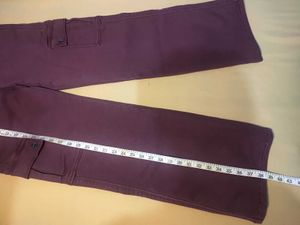 Purple Cargo Pants