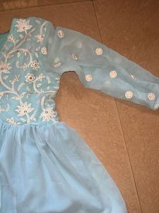 Elegant Blue Embroidered tunic
