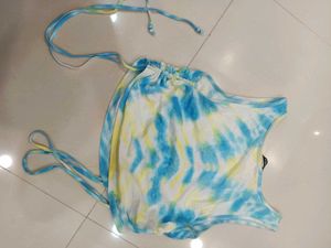Tie-Dye Crop Tank Top