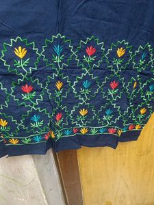 Embroidered Blue Kurta