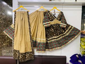chiku colour Navratri outfit sale price for week