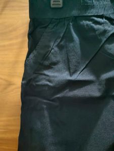 Black Elastic Waist Pants