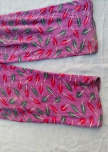 Cozy Feather Print Pajama Pants