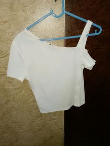 White Crop Top